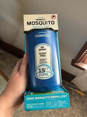 Thermacell Patio Shield Mosquito Repeller - Royal Blue, Scent Free
